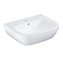 Grohe Euro Ceramic - Umyvadlo s přepadem, 60x48 cm, alpská bílá 39335000