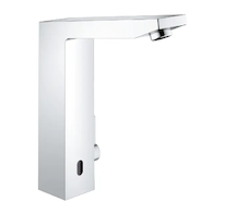 Grohe Eurocube E - Infračervená elektronická umyvadlová baterie se směšovačem, chrom 36441000