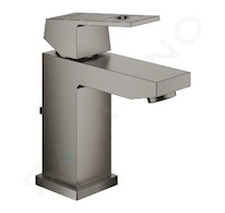 Grohe Eurocube - Umyvadlová baterie s výpustí, kartáčovaný Hard Graphite 23127AL0