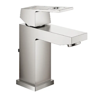 Grohe Eurocube - Umyvadlová baterie s výpustí, supersteel 23127DC0