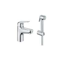 Grohe Euroeco - Umyvadlová baterie s bidetovou sprškou, chrom 24264001
