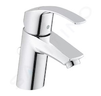 Grohe Eurosmart - Páková umyvadlová baterie S, s výpustí, chrom 33265002