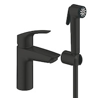 Grohe Eurosmart - Umyvadlová baterie s bidetovou sprškou, matná černá 231242433