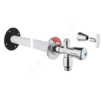 Grohe Eurotec - Venkovní nástěnný set, matný chrom 41206000