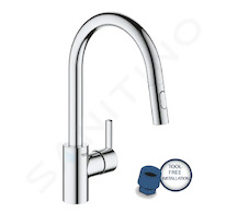 Grohe Feel - Dřezová baterie s výsuvnou sprškou, chrom 31486001