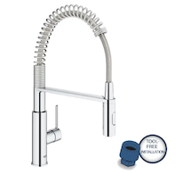 Grohe Get - Dřezová baterie s flexibilním ramenem a sprškou, chrom 30361000