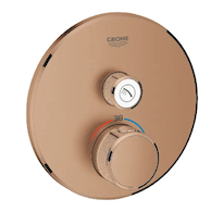 Grohe Grohtherm SmartControl - Termostatická baterie pod omítku, kartáčovaný Warm Sunset 29118DL0