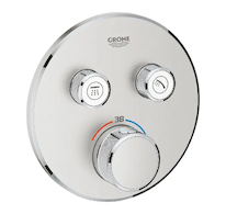 Grohe Grohtherm SmartControl - Termostatická sprchová baterie pod omítku, 2 ventily, supersteel 29119DC0