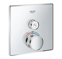 Grohe Grohtherm SmartControl - Termostatická sprchová baterie pod omítku s 1 ventilem, chrom 29123000
