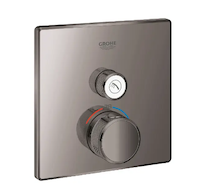 Grohe Grohtherm SmartControl - Termostatická sprchová baterie pod omítku s 1 ventilem, Hard Graphite 29123A00