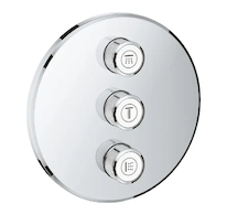 Grohe Grohtherm SmartControl - Třícestný ovladač pod omítku, chrom 29122000