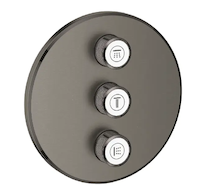 Grohe Grohtherm SmartControl - Třícestný ovladač pod omítku, kartáčovaný Hard Graphite 29122AL0