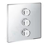 Grohe Grohtherm SmartControl - Ventil pod omítku pro 3 spotřebiče, chrom 29127000