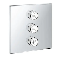 Grohe Grohtherm SmartControl - Ventil pod omítku pro 3 spotřebiče, chrom 29127000