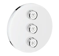 Grohe Grohtherm SmartControl - Ventil pod omítku pro 3 spotřebiče, měsíční bílá 29152LS0