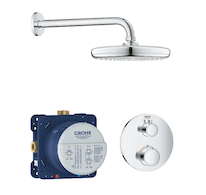 Grohe Grohtherm - Sprchový set Tempesta 210 s termostatem pod omítku, chrom 34726000