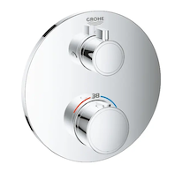 Grohe Grohtherm - Termostatická sprchová baterie pro 2 spotřebiče, chrom 24076000