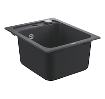 Grohe  - Kompozitní dřez K700 s automatickým odtokem, 40x50 cm, granitová černá 31650AP0