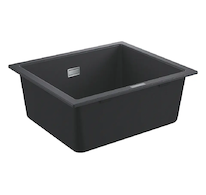 Grohe  - Kompozitní dřez K700 s odtokem, 53x46 cm, granitová černá 31654AP0