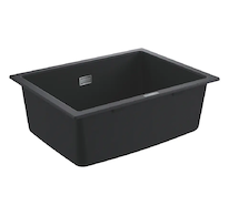 Grohe  - Kompozitní dřez K700 s odtokem, 61x46 cm, granitová černá 31655AP0
