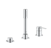 Grohe Lineare - Baterie na okraj vany, 3-otvorová instalace, chrom 19965001