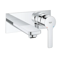 Grohe Lineare - Umyvadlová baterie pod omítku, 2-otvorová instalace, chrom 19409001