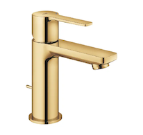 Grohe Lineare - Umyvadlová baterie s výpustí, Cool Sunrise 32109GL1