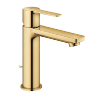 Grohe Lineare - Umyvadlová baterie s výpustí, Cool Sunrise 32114GL1