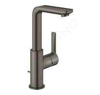 Grohe Lineare - Umyvadlová baterie s výpustí, kartáčovaný Hard Graphite 23296AL1