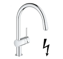 Grohe Minta - Dřezová baterie s výsuvnou koncovkou, chrom 32511000