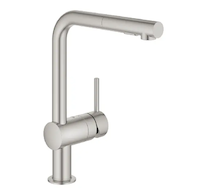 Grohe Minta - Dřezová baterie s výsuvnou sprškou, supersteel 30274DC0