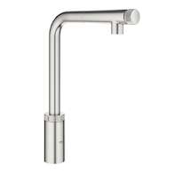 Grohe Minta SmartControl - Dřezová baterie s výsuvnou koncovkou, SmartControl, supersteel 31613DC0