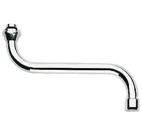 Grohe Náhradní díly - S-výtok pro kuchyňskou nástěnnou baterii, chrom 13005000