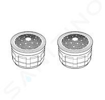 Grohe Náhradní díly - Set perlátorů, chrom 40527000