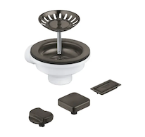 Grohe  - Odtoková souprava pro dřez, kartáčovaný Hard Graphite 40996AL0
