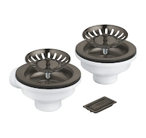 Grohe  - Odtoková souprava pro dřez, kartáčovaný Hard Graphite 40997AL0