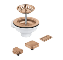 Grohe  - Odtoková souprava pro dřez, kartáčovaný Warm Sunset 40996DL0