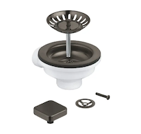 Grohe Odtokové soupravy - Odtoková souprava pro dřez, kartáčovaný Hard Graphite 40400AL0