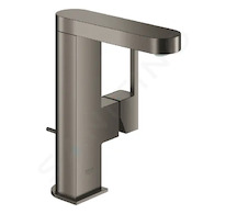 Grohe Plus - Umyvadlová baterie M s výpustí, kartáčovaný Hard Graphite 23871AL3
