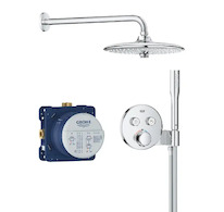 Grohe Precision SmartControl - Sprchový set s termostatem pod omítku, průměr 26 cm, 3 proudy, chrom 34878000