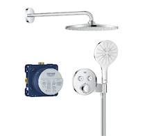 Grohe Precision SmartControl - Sprchový set s termostatem pod omítku, průměr 31 cm, 3 proudy, chrom 34877000