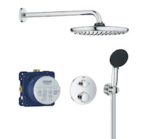Grohe Precision - Sprchový set s termostatem pod omítku, průměr 25 cm, chrom 34883000