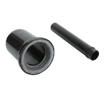 Grohe Příslušenství - Přívodná a odvodná souprava pro WC, černá 37104K00