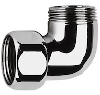 Grohe Příslušenství - Úhlová přípojka, chrom 12419000