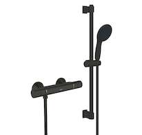 Grohe QuickFix Precision Start - Sprchový set s termostatem, matná černá 345972431