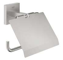 Grohe QuickFix Start Cube - Držák toaletního papíru s krytem, supersteel 41102DC0