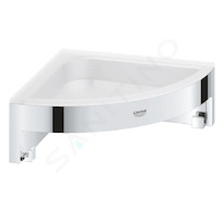 Grohe QuickFix Start Cube - Rohová polička, chrom 41106000