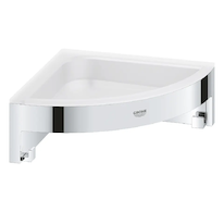 Grohe QuickFix Start Cube - Rohová polička, chrom 41106000