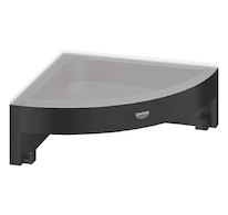 Grohe QuickFix Start Cube - Rohová polička, matná černá 411062430