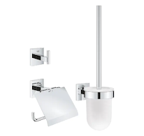 Grohe QuickFix Start Cube - Set doplňků pro toaletu 3 v 1, chrom 41123000